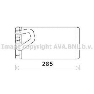 Радиатор отопителя AVA DN6373 фото