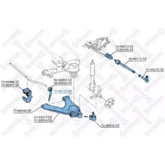 77-00127-SX_сайлентблок передн.рычага зад! Ford Transit 91-99 фото