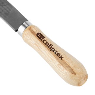 Напильник 200мм плоский, деревянная ручка СИБРТЕХ фото 4