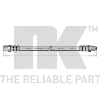 Шланг тормозной AUDI A6 94-97/BMW E30/E36/E46/E34/E32/E31 зад. фото