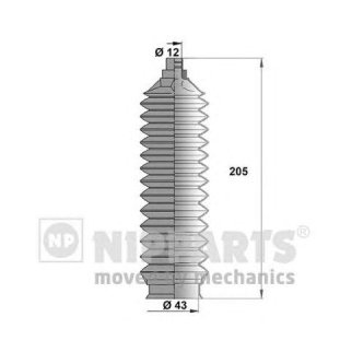 Пыльник рулевой рейки MAZDA II/ DEMIO 08- фото
