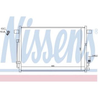 Радиатор кондиционера (конденсер) Nissens 940403 фото
