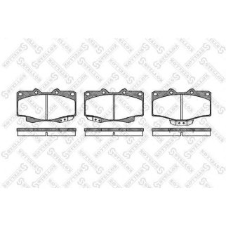 437 001B-SX_колодки дисковые п.! Toyota Land Cruiser 4.0-4.2TD 90> /4Runner 2.4-3.0TD 87-96 фото 8