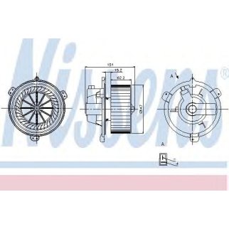 Мотор печки отопителя салона фото