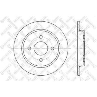 Диск тормозной задний Ford Focus/Sierra/Scorpio 2.0-2.9i 85> STELLOX 60202536_SX фото