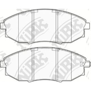 Колодки тормозные передние к-кт NiBK PN0380 фото