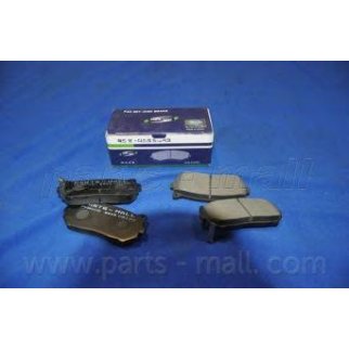 Колодки тормозные задние дисковые к-кт PARTS-MALL PKB-008 фото