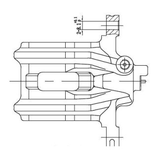 Суппорт тормозной задний TRIALLI CF 190608 фото 4