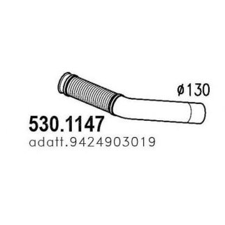 Гофра глушителя ASSO 530.1147 фото