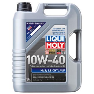 Масло моторное LIQUI MOLY LEICHTLAUF МоS2 10W40 5л п/синт. фото