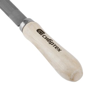 Напильник полукруглый 150 мм, деревянная ручка СИБРТЕХ фото 4