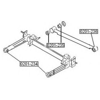 Сайлентблок ASVA 0201-234 фото