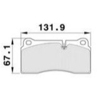 Колодки торм. для а/м Audi Q7 (06-) диск. зад. (до 2009 г/в) (PF 4366) фото 3
