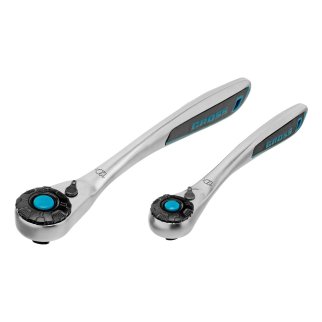 Набор инструмента 82пр. 1/2" 1/4" 120 зубьев GROSS фото 6