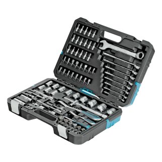 Набор инструмента 82пр. 1/2&quot; 1/4&quot; 120 зубьев GROSS фото