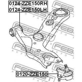 Рычаг передний левый фото