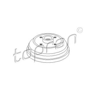 Барабан тормозной topran 205485755 фото