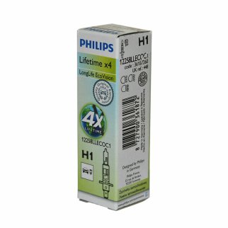 Лампа 12V H1 55W PHILIPS Longerlife Eco Vision 1 шт. картон 12258LLECOC1 фото