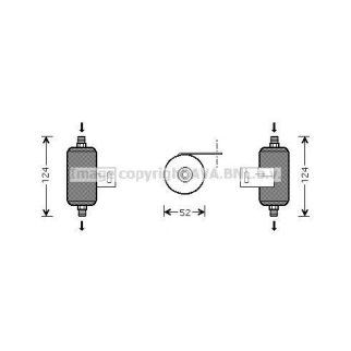 Осушитель системы кондиционирования AVA DFD028 фото