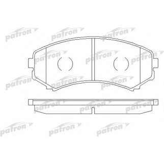 Колодки тормозные PATRON PBP1603 фото