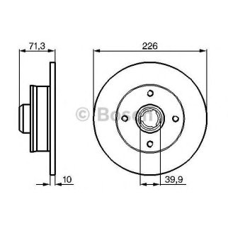 Диск тормозной BOSCH 0 986 478 331 фото