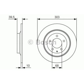 Диск тормозной BOSCH 0 986 479 V04 фото