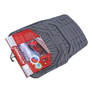 Коврики резиновые POWER TER-510 GREY универсальные,морозостойкие (4шт) AUTOPROFI /1/5 фото 1