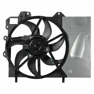 Э/вентилятор охл. для а/м Peugeot 207 (06-)/Citroen C3 Picasso (08-) A/C+ (с кожухом) LUZAR LFK 2007 фото 2