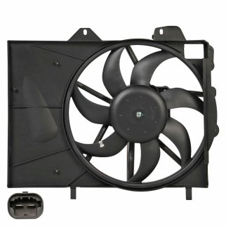 Э/вентилятор охл. для а/м Peugeot 207 (06-)/Citroen C3 Picasso (08-) A/C+ (с кожухом) LUZAR LFK 2007 фото