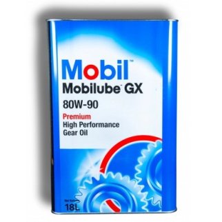Масло трансмиссионное MOBIL Mobilube GX 80W-90 минеральное 18 л 155424 фото