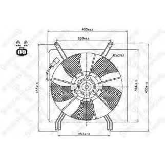 29-99418-SX_вентилятор охлаждения! Honda CR-V 2.0i 02-06 фото
