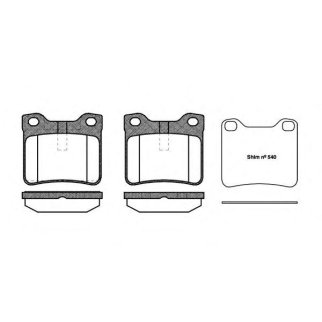 Колодки Peugeot 406 2.0/2.2/1.9TD/2.0HD/2.1TD/607all 95> зад. к-кт Remsa фото