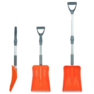 AB-S-01_лопата для очистки снега! 800-1100мм ковш 240 мм c телескопической рукояткой фото 3