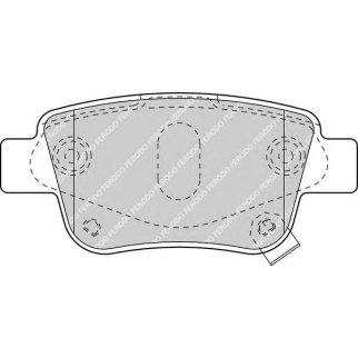 Колодки тормозные к-кт FERODO FDB1649 фото