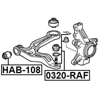 Опора шаровая FEBEST 0320-RAF фото 2