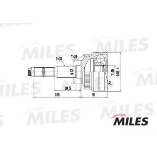 ШРУС OPEL ASTRA F/KADETT E/VECTRA A 1.6D-2.0 84-98 нар. +ABS фото 3