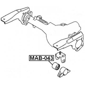 Сайлентблок дифференциала FEBEST MAB-043 фото 2
