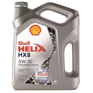 Масло моторное SHELL Helix HX8 5W-30 синтетическое 4 л 550052835 фото