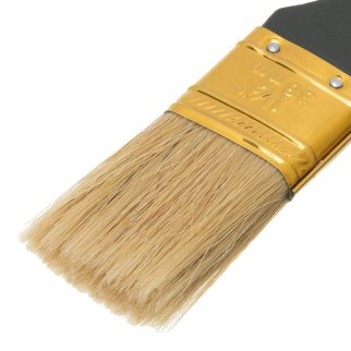 Кисть плоская Профи 1,5, натуральная щетина, деревянная ручка MATRIX 83151 фото 3