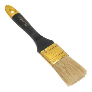 Кисть плоская Профи 1,5, натуральная щетина, деревянная ручка MATRIX 83151 фото