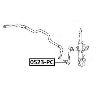 Стойка переднего стабилизатора ASVA 0523-PC фото
