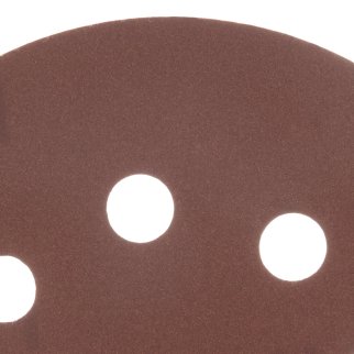 Круг абразивный на ворсовой подложке под "липучку", перфорированный, P 400, 125 мм, 5 шт MATRIX 73814 фото 3