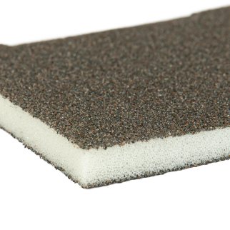 Губка для шлифования 125х100х10мм 3шт., P60/80, P60/100, P80/120 MATRIX фото 3