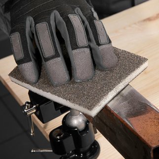 Губка для шлифования 125х100х10мм 3шт., P60/80, P60/100, P80/120 MATRIX фото 6