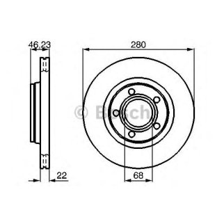 Тормозной диск передний Premium 1 (цена за 1 шт.) фото