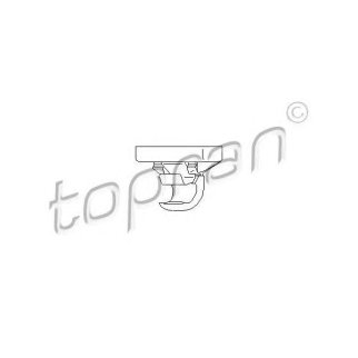 Кронштейн солнцезащитного козырька topran 111089755 фото