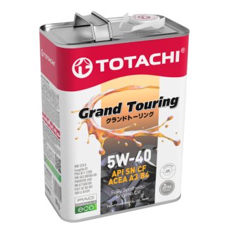Масло моторное TOTACHI Grand Touring 5W40 синт 4л фото