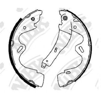 Колодки барабанные к-кт NiBK FN22001 фото