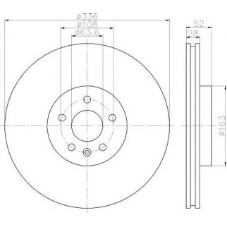 Тормозной диск с покрытием PRO фото
