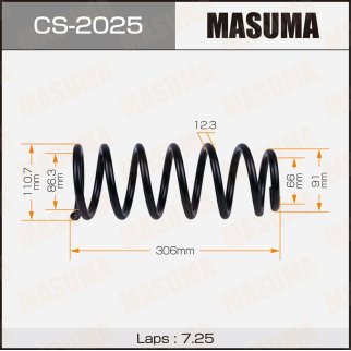 Пружина подвески Masuma CS-2025 фото